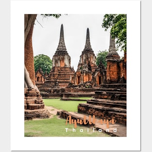 Ayutthaya ,Thailand ,Brafdesign Posters and Art